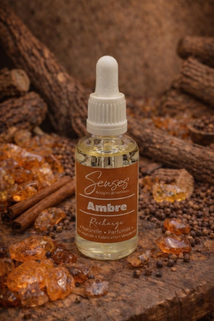 Recharge diffuseur voiture "Ambre" 50ml