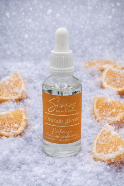 Recharge diffuseur voiture "orange givrée" 50ml