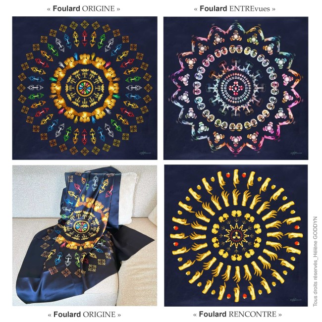 Foulard-en-soie_-Origine_Entrevues_Rencontre_Helene-Goddyn_montage-boutique