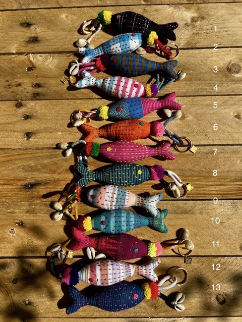 porte clés poissons