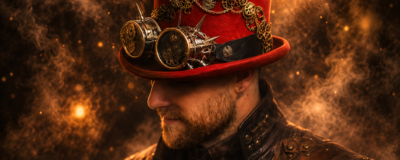 Bijoux steampunk artisanaux inspirés de l’époque victorienne, engrenages, laiton et univers rétro-futuriste