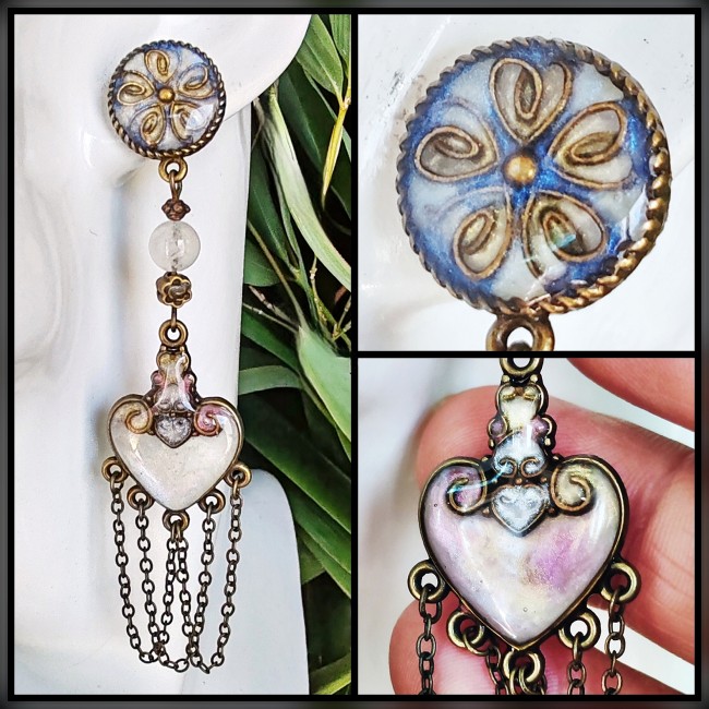Inspirées par la déesse de l’aurore, les boucles d'oreilles 