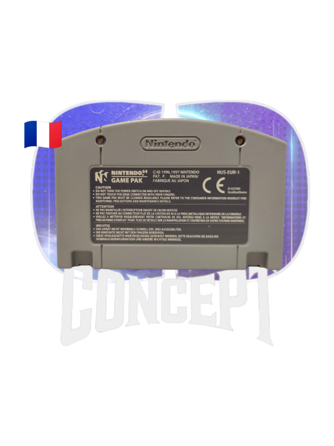 Photo de dos de la cartouche du jeu Banjo-Kazooie sur N64