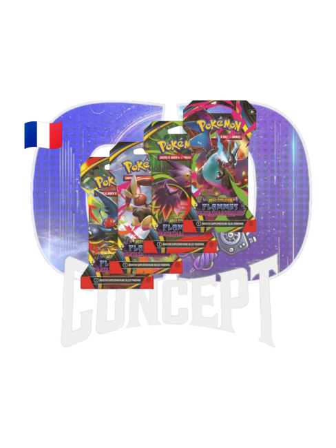 Photo de face du Art Set Pokémon Flammes Fantasmagoriques