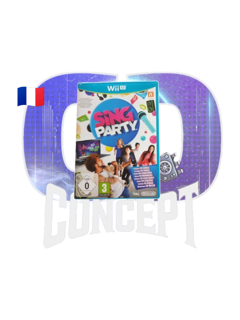 Sing Party WiiU front Photo de la jaquette du jeu Sing Party sur WiiU
