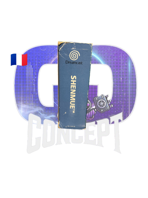 Photo du côté du fourreau du jeu Shenmue sur Dreamcast