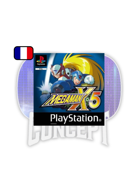 Mega Man X5 PS1 Cover Mega Man X5 PS1