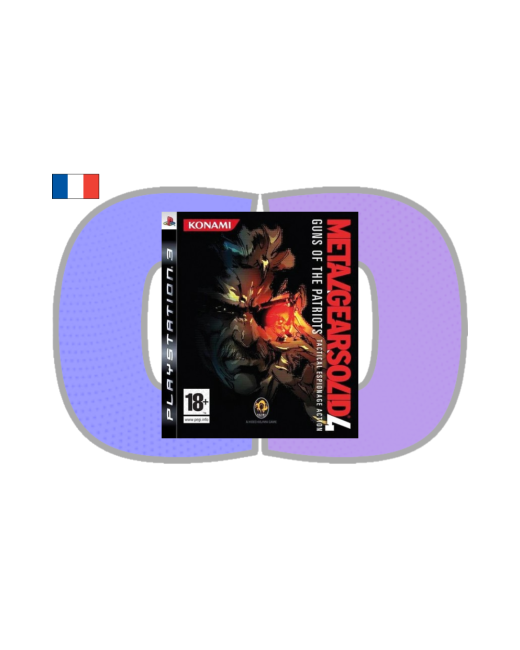 Photo de la jaquette du jeu Metal Gear Solid 4 sur PS3