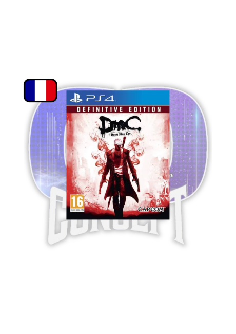 DmC: Devil May Cry – Definitive Edition – PlayStation 4 Cover DMC PS4