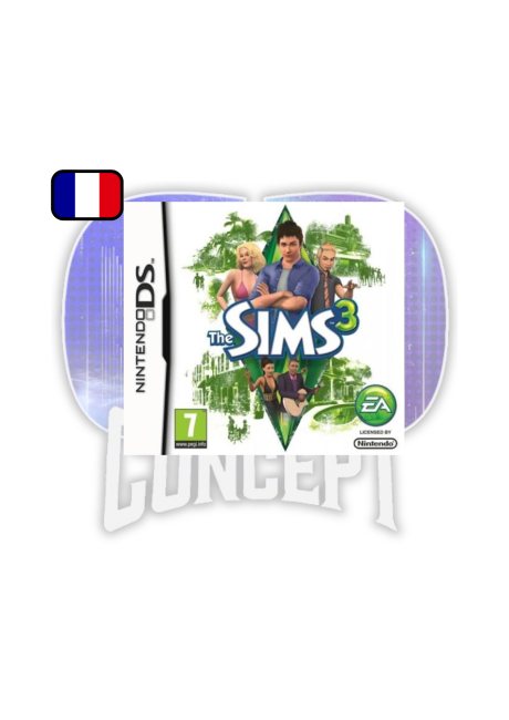 Les Sims 3 Nintendo DS Cover Les Sims 3 Nintendo DS