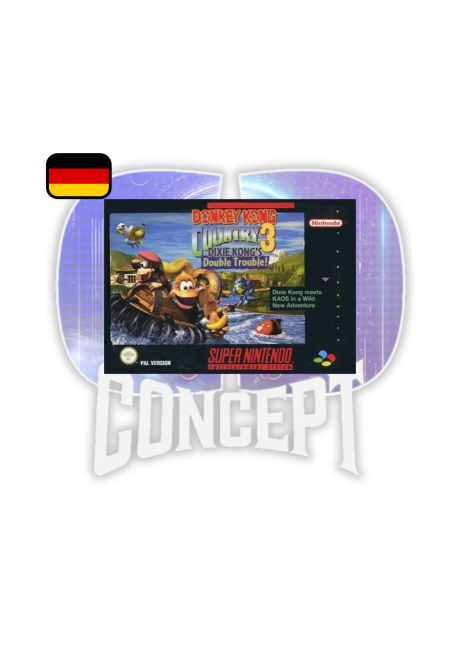 Donkey Kong Country 3 SNES Box Donkey Kong Country 3 SNES