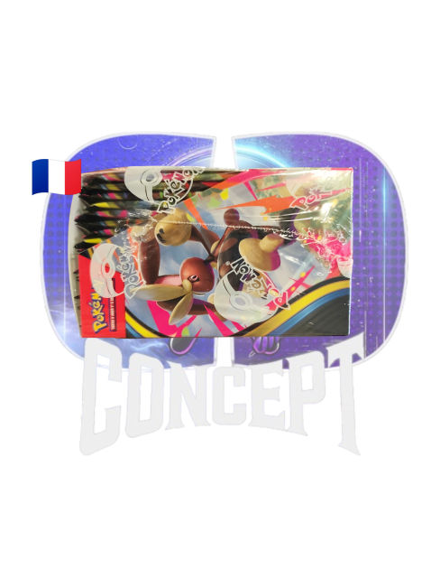 Display Scellé Pokémon Flammes Fantasmagoriques ME2 left side Photo du côté gauche du Display Scellé Pokémon Flammes Fantasmagoriques ME2