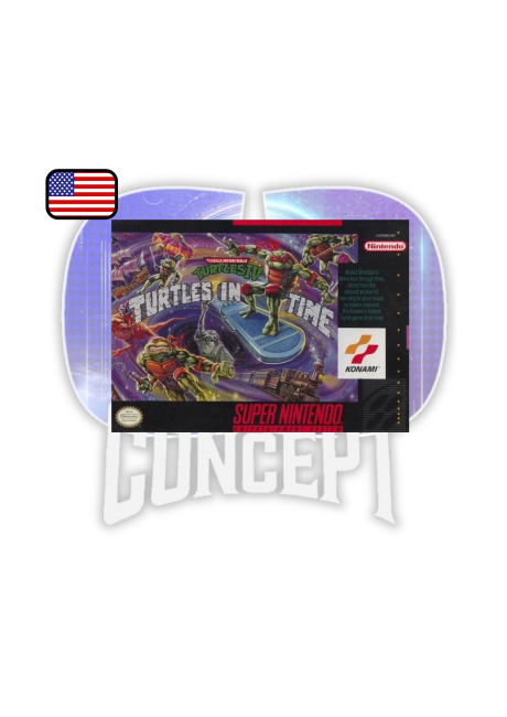 Box TMNT IV SNES US