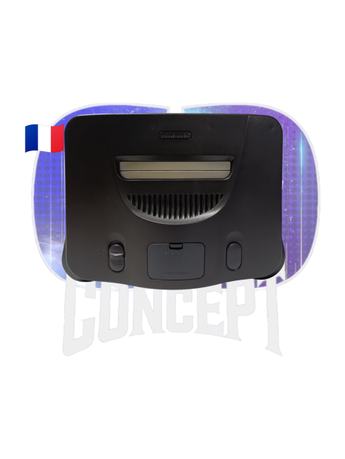 Photo du dessus de la console Nintendo 64