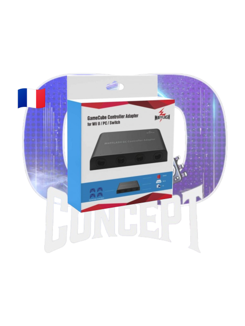 Adaptateur manette GameCube Switch box Photo de la boîte de l'adaptateur manette GameCube pour Switch