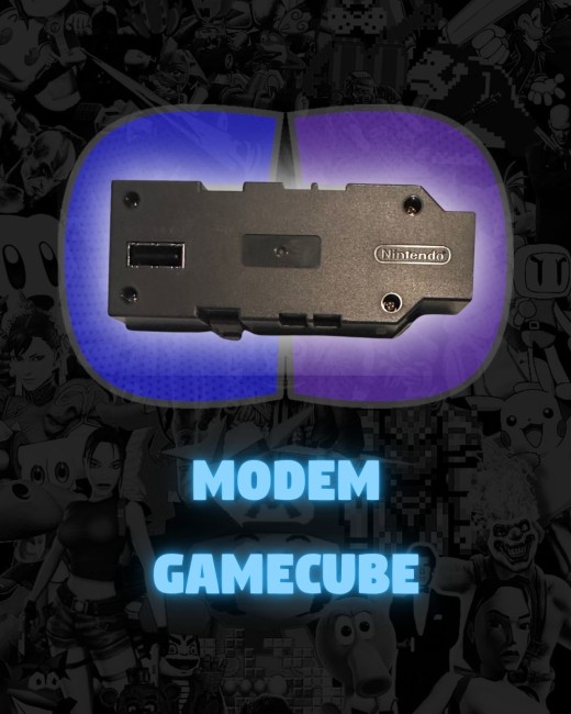 Photo de dos du MoDem GameCube