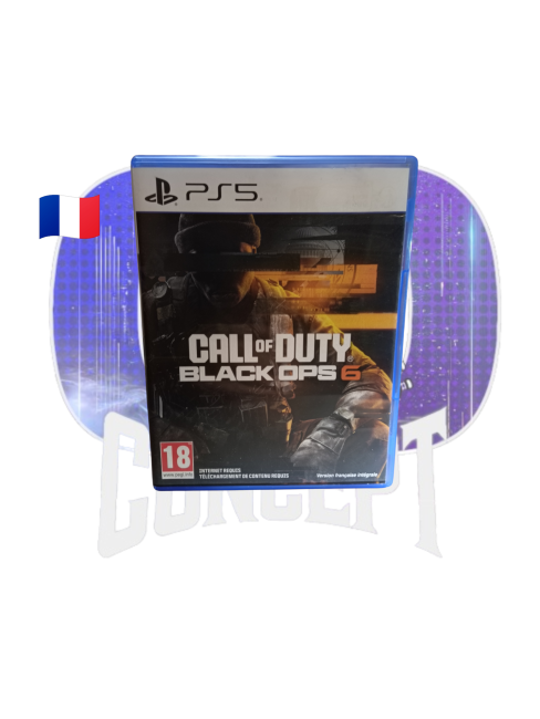 Photo de l'avant du jeu Call of Duty Black Ops 6 sur PS5