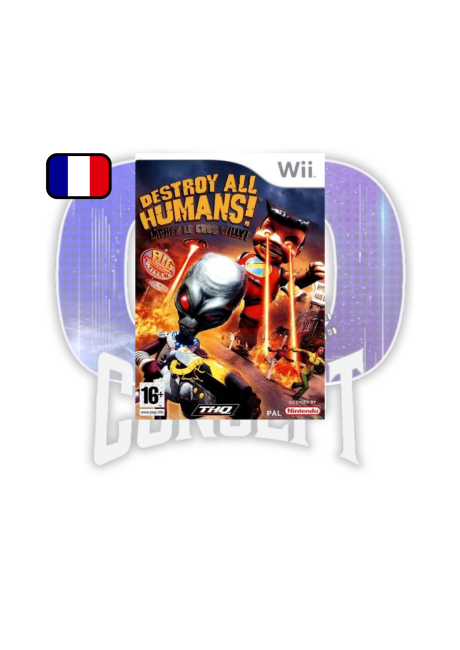 Destroy All Humans Wii CIB Cover