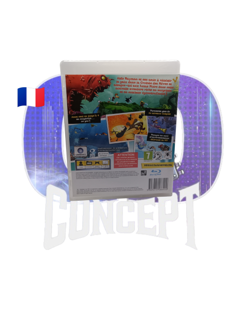 Photo de dos du jeu Rayman Origins sur PS3