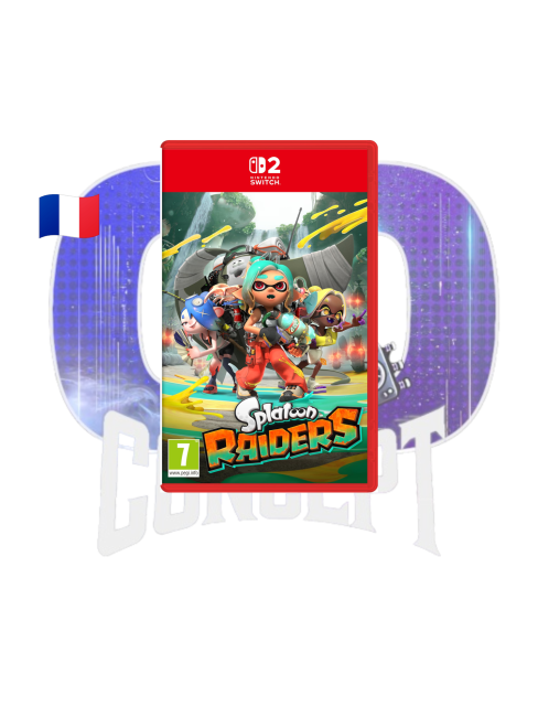 Splatoon Raiders Switch 2 Photo de la jaquette du jeu Splatoon Raiders sur Switch 2