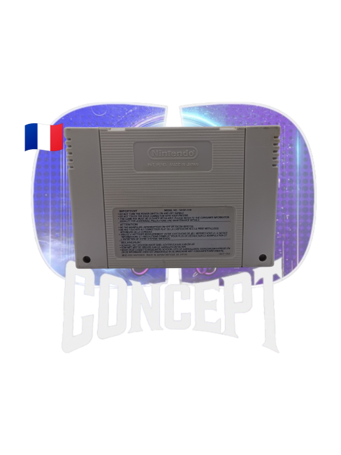 Secret of Mana SNES back Photo de dos de la cartouche du jeu Secret of Mana sur SNES