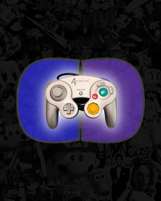 Photo de la manette de la GameCube Resident Evil