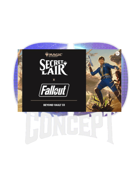 Magic Secret Lair x Fallout front Photo de face de l'enveloppe Magic: The Gathering – Secret Lair x Fallout: Beyond Vault 33 (EN)