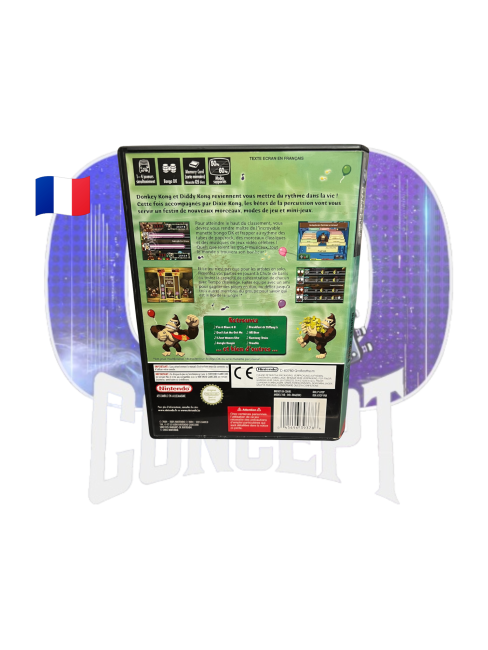 Photo de l'arrière du jeu Donkey Konga 2 sur GameCube