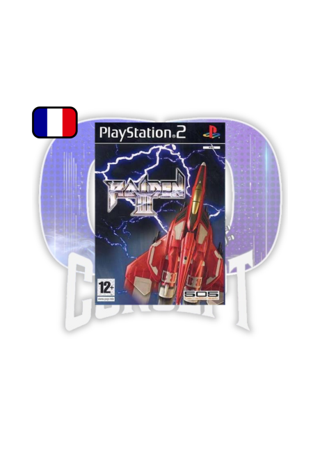 Raiden III PS2 sous blister – 149,90 € | GG Concept Cover Raiden III PS2 sous blister