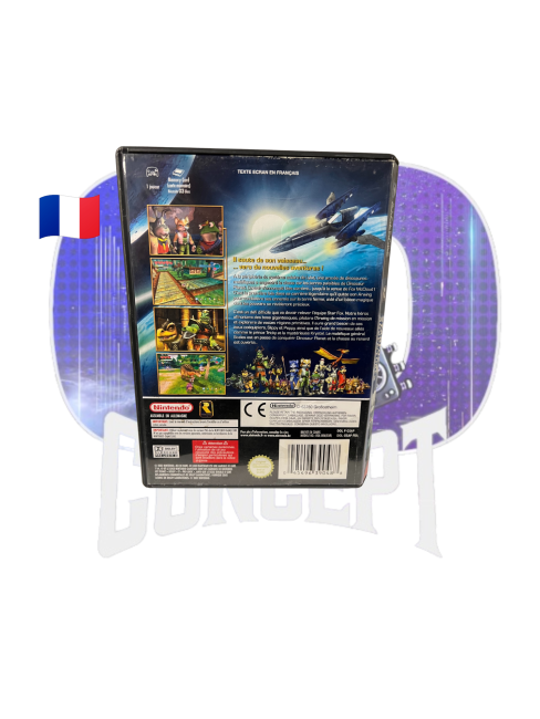 Photo de l'arrière du jeu StarFox Adventures sur GameCube
