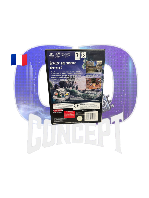 Final Fantasy Crystal Chronicles GameCube back Photo de l'arrière du jeu Final Fantasy Crystal Chronicles sur GameCube