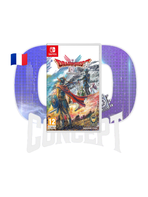 Dragon Quest I & II HD-2D Remake Switch front Photo de face du jeu Dragon Quest I & II HD-2D Remake Switch
