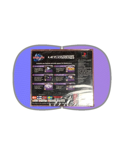 Photo de dos du jeu Beyblade sur PS1
