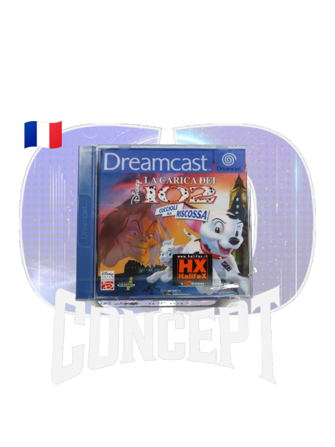 Les 102 Dalmatiens à la Rescousse – Dreamcast Photo de la jaquette du jeu Les 102 Dalmatiens à la rescousse Dreamcast