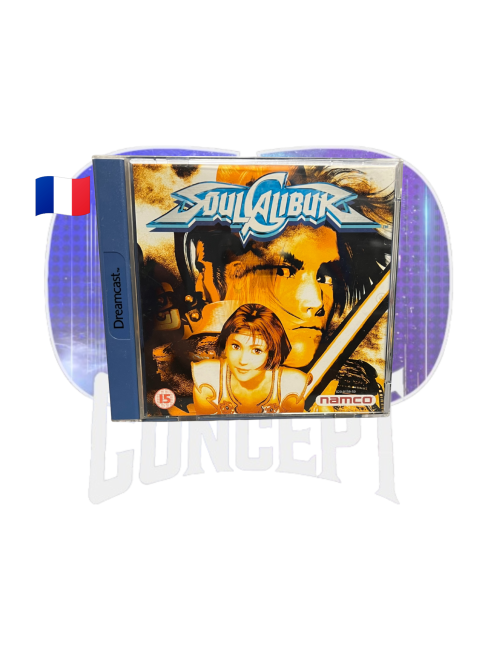 Photo de l'avant du jeu SoulCalibur sur Dreamcast