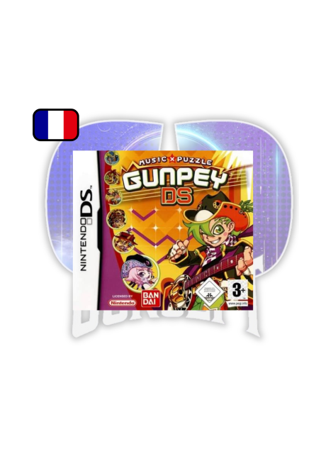 Music Puzzle Gunpey Nintendo DS CIB Cover