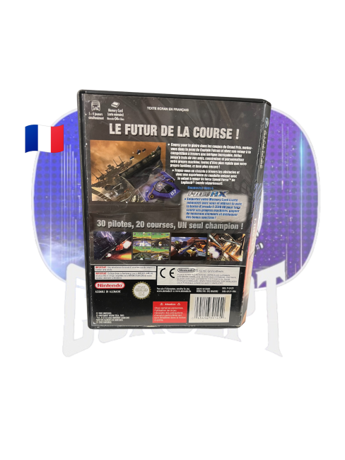 Photo de l'arrière du jeu F-Zero GX sur GameCube