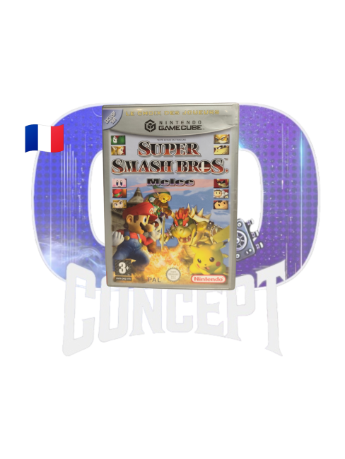 Super Smash Bros Melee Player Choice GameCube front Photo de face du jeu Super Smash Bros Melee Player Choice GameCube