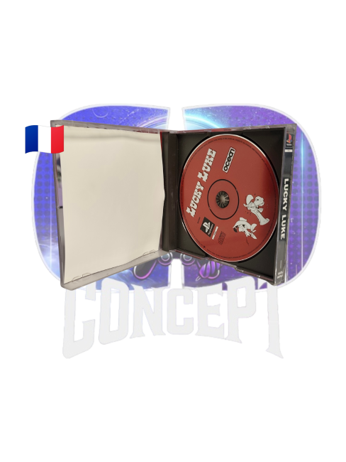 Lucky Luke PS1 content Photo du contenu du jeu Lucky Luke sur PS1