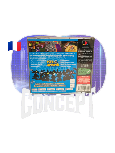 Rat Attack PS1 back Photo de dos du jeu Rat Attack sur PS1