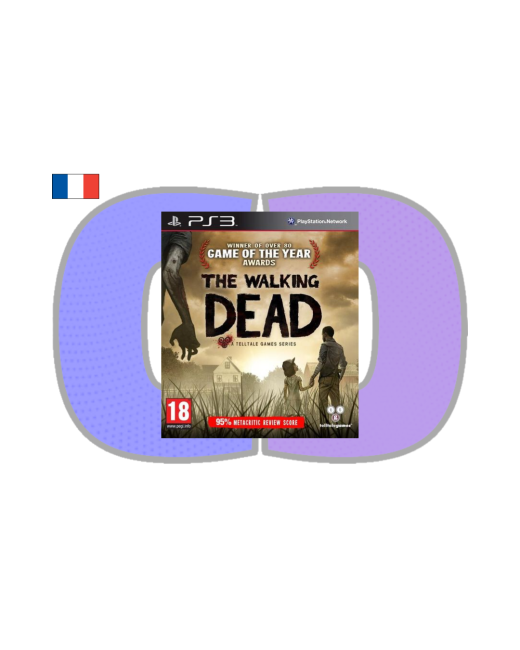 The Walking Dead Season One Telltale PS3 front Photo de la jaquette du jeu The Walking Dead Season One Telltale PS3