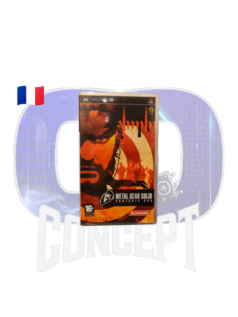 Metal Gear Solid Portable Ops PSP front Photo de face du jeu Metal Gear Solid Portable Ops PSP