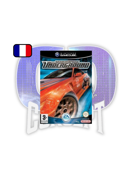 NFS Underground GameCube CIB Cover NFS Underground GameCube CIB