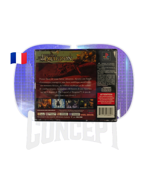 Photo de dos du jeu The Legend of Dragoon PS1