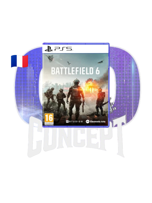Photo de face du jeu Battlefield 6 sur PS5