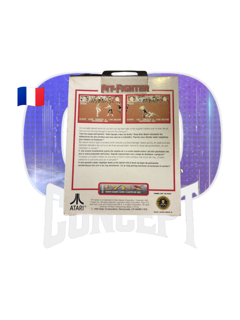 Photo de dos du jeu Pit Fighter Atari Lynx