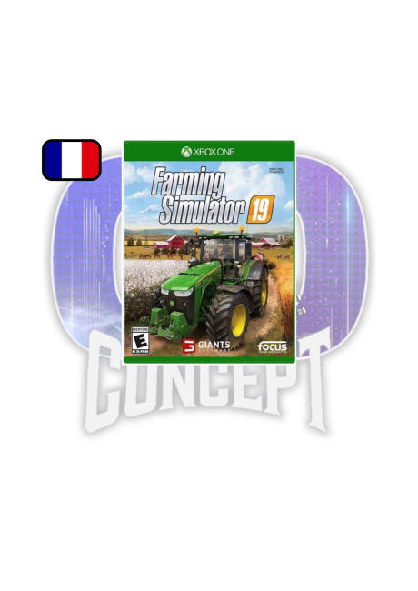 Photo de la jaquette du jeu Farming Simulator 19 Xbox One