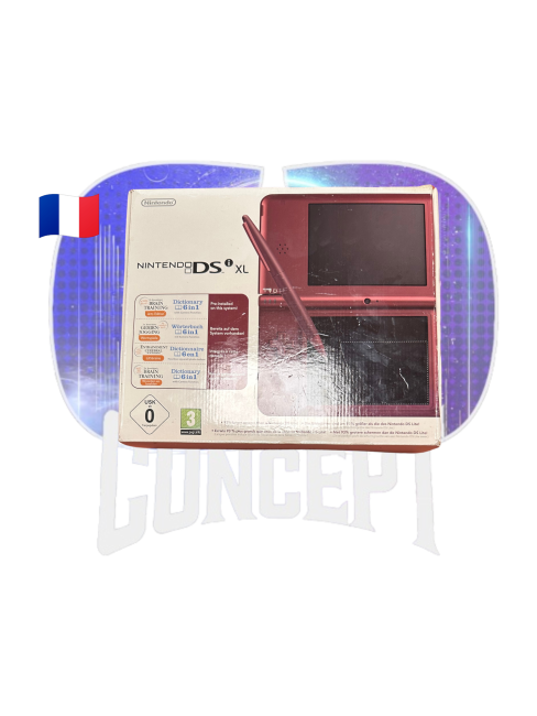 Photo de la boite de la Nintendo DSi XL Bordeaux