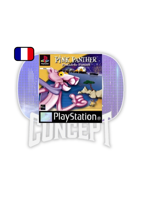 Panthère Rose Pinkadelic Pursuit PS1 Cover Panthère Rose Pinkadelic Pursuit PS1