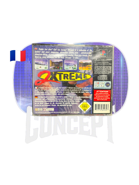 2Xtreme – PlayStation 1 back Photo de dos du jeu 2Xtreme – PlayStation 1